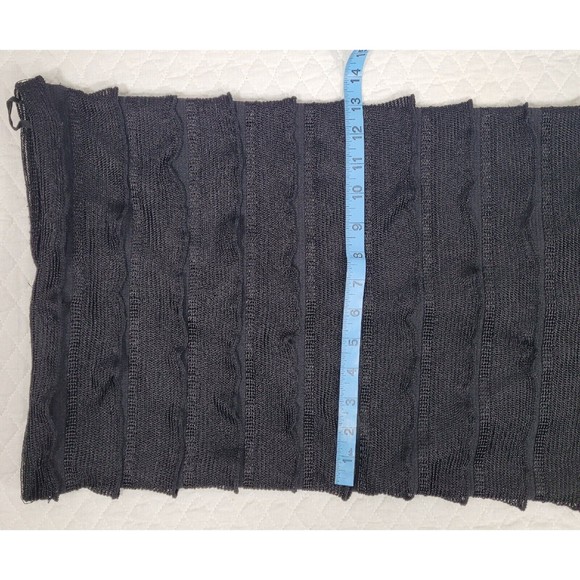 Vixen Women's Bodycon Tube Dress Ruffled Strapless Short Black Clubwear Dress - Picture 13 of 13